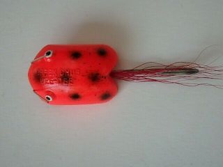 Creek Chub Wee Dee Plastic Bait Great Color Bright With Spots Single Hook.  Tough
