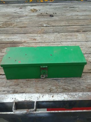 Vintage Universal Tractor Frame Mounted Tool Box,  John Deere,  Ih,  Case,  Others