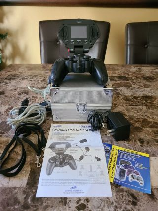 Rare Intec Sony Playstation 2 Ps2 Controller W Built In Screen Complete