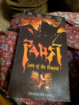 Vintage Faust: Love Of The Damned Vhs Andrew Divoff,  Mark Frost Rare Horror