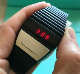 Fully Functional - Rare Vintage 1970s Texas Instrument Led Watch Series 500