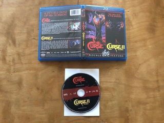 The Curse & Curse Ii Blu Ray Scream Factory Widescreen Double Feature Oop Rare