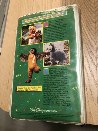 Walt Disney Home Video Welcome To Pooh Corner Volume 3 VHS Tape RARE & HTF 3