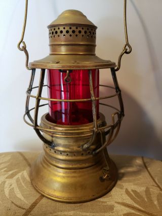 Dietz Rare / Hard To Find Black - Out Lantern In And Complete