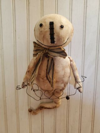 Primitive Grungy Grubby Boo Ghost Halloween Doll
