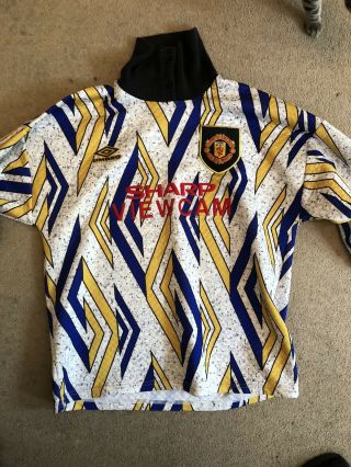 Manchester United Goalkeeper Shirt 1993 - 1995 Medium Very Rare