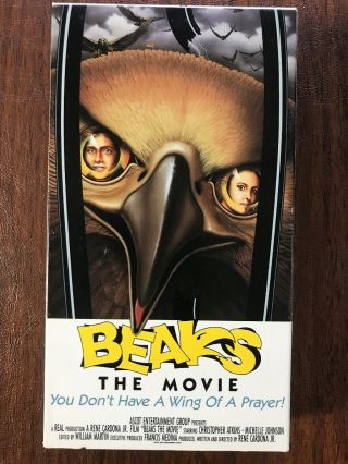 Beaks The Movie (vhs 1987) Ive Rene Cardona Jr Horror Movie Rare