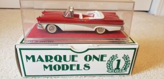 1:43 Rare 58 Ford Convertible Marque One Models 8 N/minimarque N/motor City