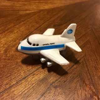 Mini Pan Am American Airplane Kids Plastic Toy Very Rare & Highly Collectible 2