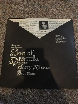 Son Of Dracula Abl1 - 0220 Record Vinyl Lp,  Rare Dracula Soundtrack Promo