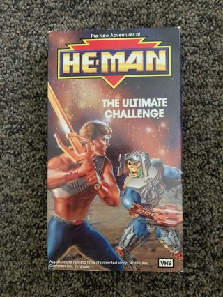 The Adventures Of He - Man The Ultimate Challenge Rare Vhs Mattel