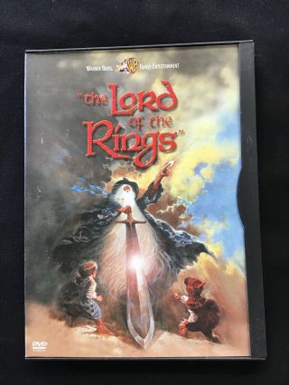 Rare The Lord Of The Rings Animated Movie Dvd 2001,  1978 Release Ralph Bakshi