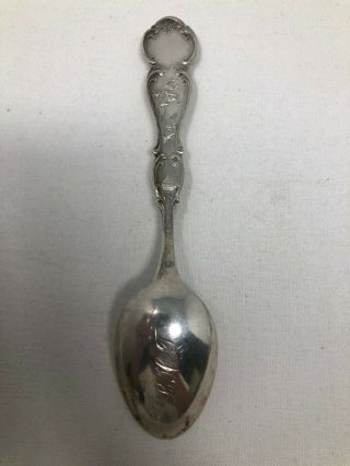 Sterling Silver Souvenir Spoon Denver Dry Goods Co Store Colorado 3