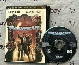 Dreamscape (dvd,  1984,  Special Edition) Dennis Quaid | Max Von Sydow | Rare Oop