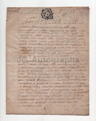 Antique French Manuscript Document From 1789 - 4 Pages On Vellum