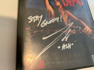 The Evil Dead DVD Signed by Bruce Campbell Elite Entertainment Rare OOP 2