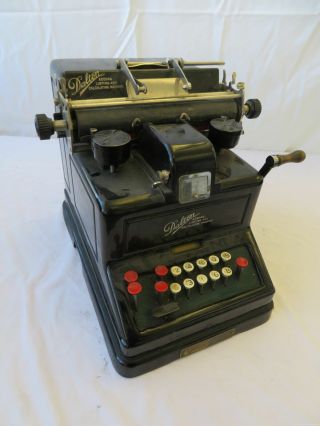 Vintage Dalton Adding Listing And Calculating Machine