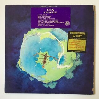 Yes Fragile Rare 1972 White Label Dj Promo 12 " Vinyl Album Lp Roundabout,