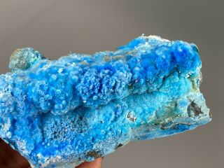 91mm Rare Blue Cyanotrichite On Matrix From China