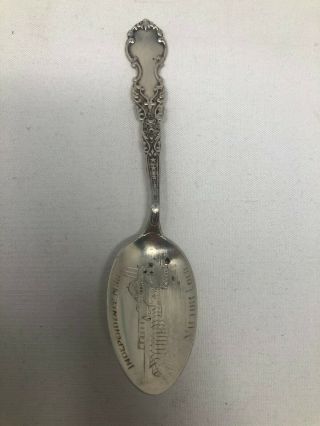 Sterling Silver Souvenir Spoon Independence Mine Victor Colorado