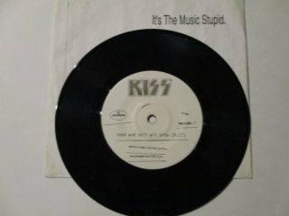 Kiss - Rock N Roll All Nite 7 " Rare White Label Promo