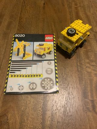 Vintage & Rare 1984 Lego Technic Expert Builder 8020 Universal Set,  Instructions