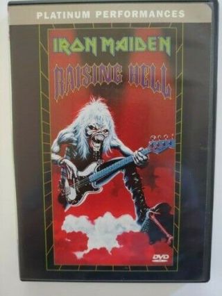 Iron Maiden Raising Hell (dvd,  2000) 1 Owner Rare -