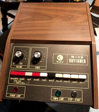 Kay R - 12 Rhythmer 70’s Vintage Analog Drum Machine Very Rare