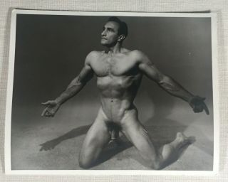 Studio Physique,  Eddie Williams,  Bodybuilding,  Vintage Male Nude 4x5