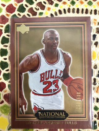 Michael Jordan Very Rare 2006 Ud - National Sports Collectors Convention /500