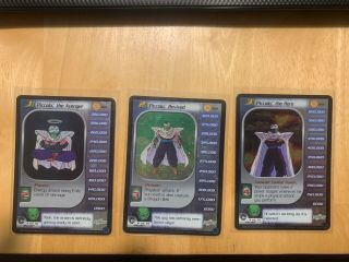 Piccolo Lv 1 - 3,  Dragon Ball Z Score Ccg,  Trunks Saga,  Limited Foil Cards