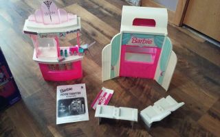 Barbie Movie Theater W Magical Screen & Snack Bar Playset Mattel 1995 See Detail