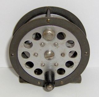Vintage Pflueger " Progress " Fly Reel No.  1774 Made In U.  S.  A.  One