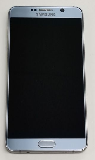 Samsung Galaxy Note 5 Verizon GSM Cool Rare Titanium Gray Color Look 2