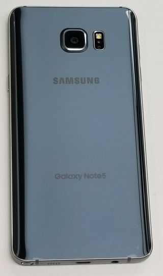 Samsung Galaxy Note 5 Verizon GSM Cool Rare Titanium Gray Color Look 3