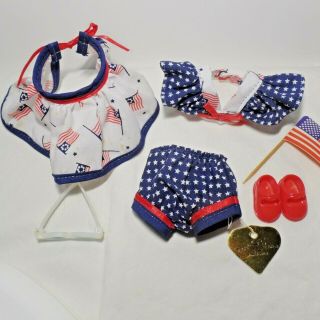 Vintage Vogue Ginny Doll Tagged Outfit 1988 - 4th Of July Special Days 71 - 2140