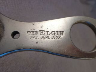 Old Antique or Vintage The ELGIN Adjustable Wrench Collectible Tools 3