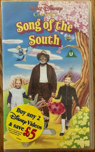 Song Of The South Vhs Tape (pal) - Rare