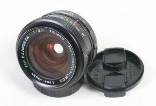 Fuji EBC Fujinon SW 28mm f/3.  5 wide angle M42 Lens RARE 3