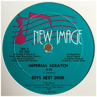 Electro Rap 12 " Boys Next Door - Imperial Scratch Image - Ultra Rare - Nm Mp3