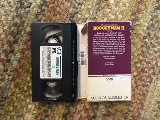 Boogeyman II VHS Extremely Rare Horror Slasher VCII 2 Gore Obscure Fun 2