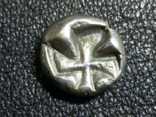 Thrace Apollonia Pontika Ca 450 Bc.  Ancient Greek Coin Silver Drachm - - Rare 12,  1mm