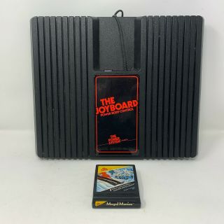 Amiga Joyboard Balance Board Controller & Mogul Maniac For Atari 2600 Rare