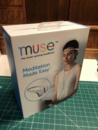 Muse: Brain Sensing Meditation Headband W Retail Box Mu - 02 Rare White Mindful