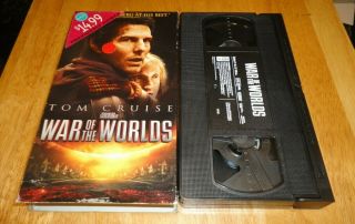 War Of The Worlds (vhs,  2005) Tom Cruise Steven Spielberg Alien Sci - Fi - Rare