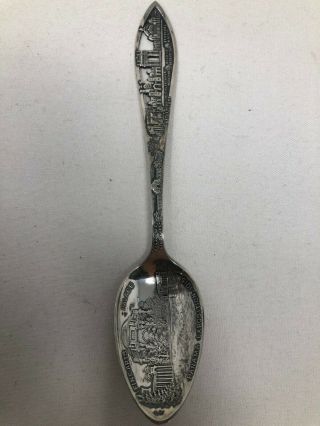 Sterling Silver Souvenir Spoon Fine Arts Building Panama Pacific Exposition 1915