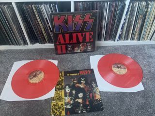Kiss - Alive Ii - Uk Pressing Mega Rare Red Vinyl
