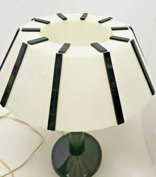 Vintage Mid Century Modern Table Lamp - Hard Plastic Acrylic