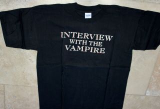 Interview With The Vampire Rare T - Shirt Movie Promotional Cast & Crew