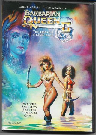 Barbarian Queen 2 Dvd Cult Drive - In Action Lana Clarkson Nudity Very Rare Oop